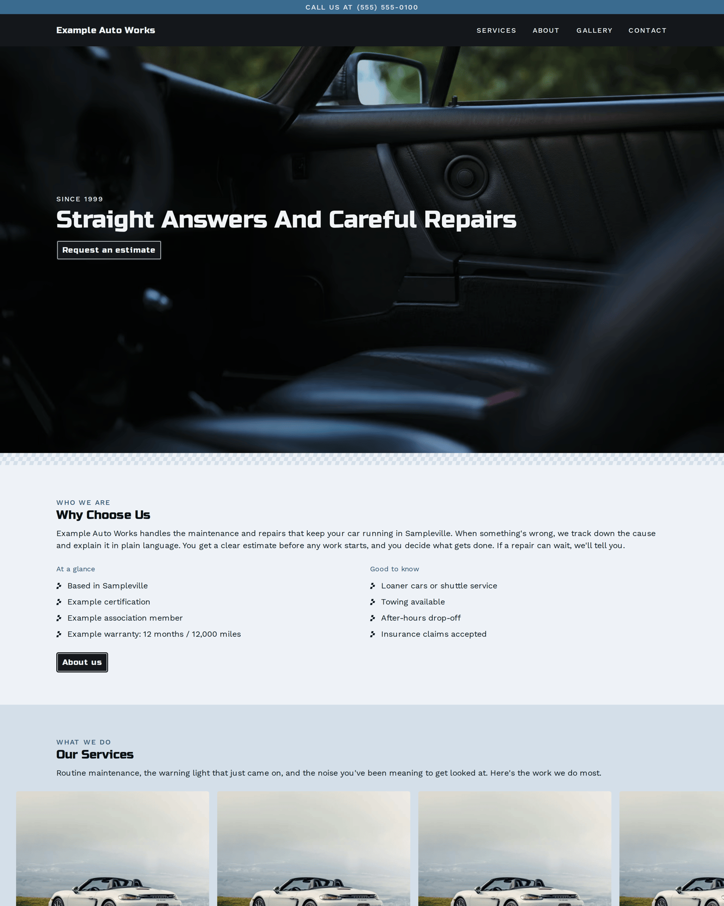 The Octane design in the Midnight palette